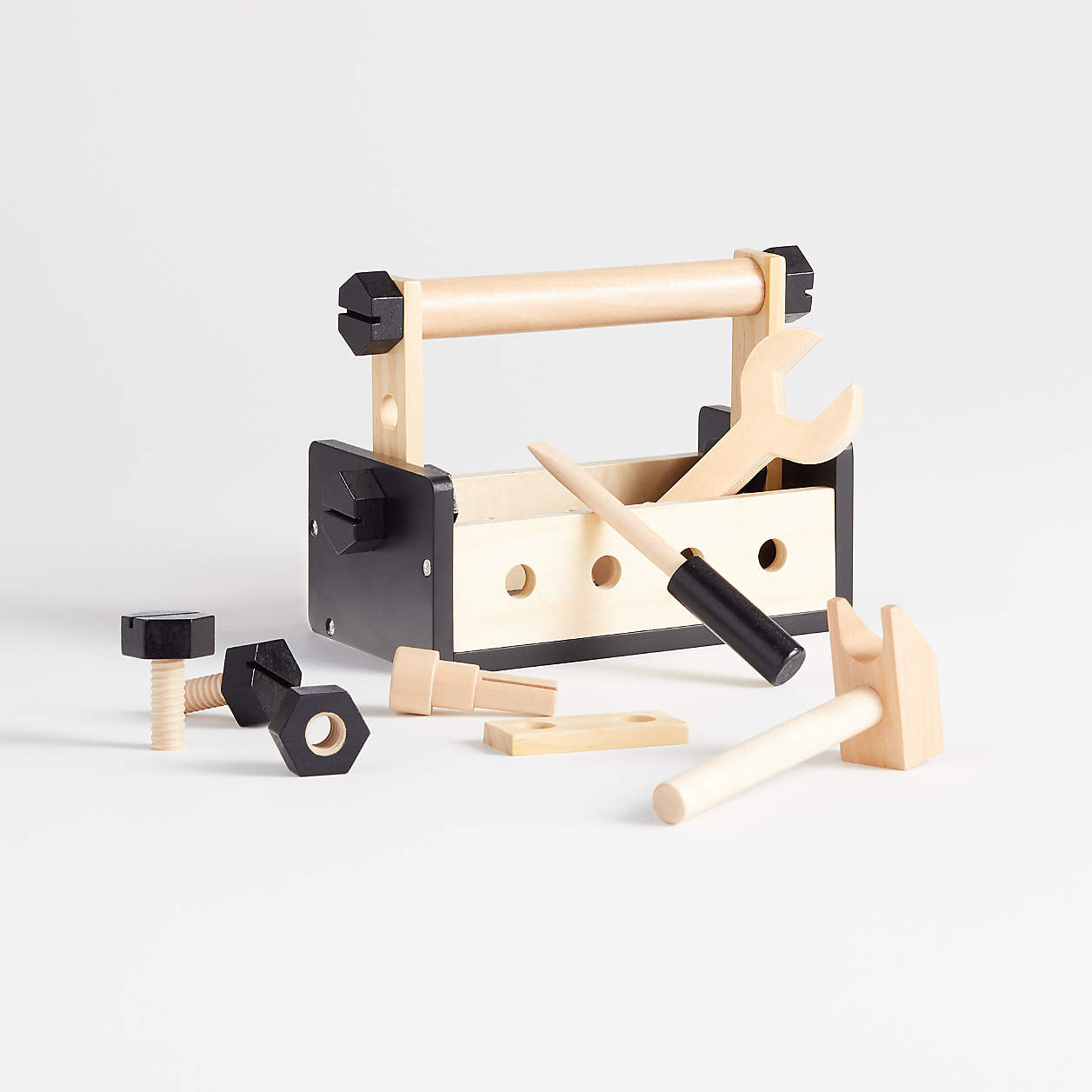 Wooden Toy Kids Tool Box + Reviews | Crate & Kids | Crate & Barrel