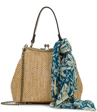 Laureana Scarf Kisslock Crossbody Bag | Dillard's