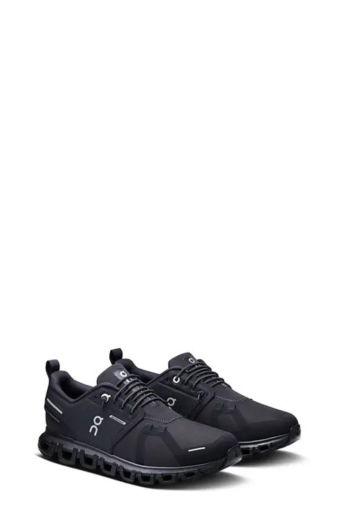 On Cloud 6 Waterproof Sneaker in Black/Black at Nordstrom, Size 6.5 | Nordstrom