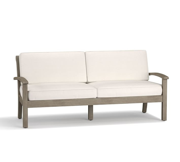 Chatham 76" Sofa Frame, Gray | Pottery Barn (US)