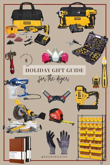 Holiday Gift Guide for the DIYer! These are the perfect gift options for the DIYer in your life. They are essential for any project ranging from beginner to elite! I have used all these myself and give them them great reviews.  

#LTKHoliday #LTKGiftGuide #LTKSeasonal