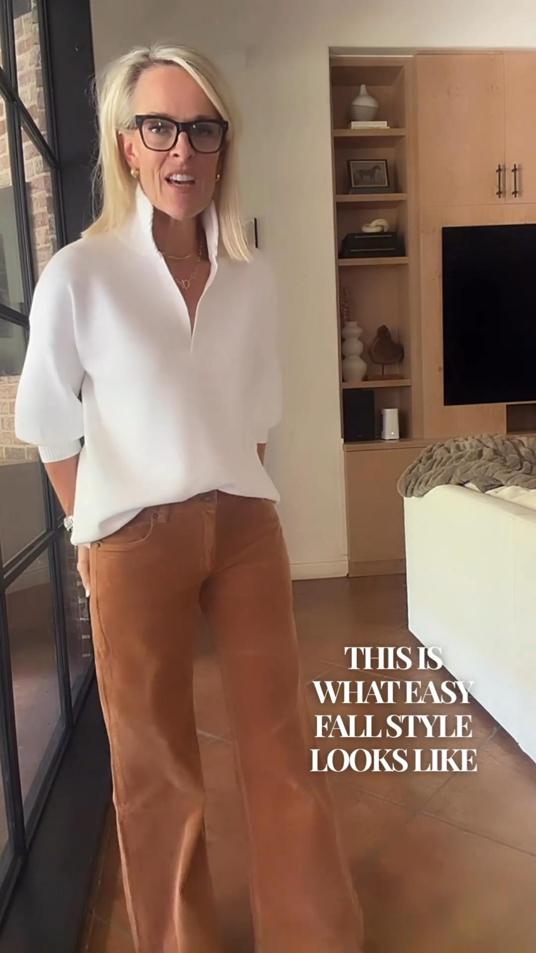 Fall outfit formula. These corduroy pants are such a beautiful seasonal color, and this sweater is quickly becoming a new favorite. It comes in so many colors, I’m already wishing I had grabbed another!

I’m wearing a small in the sweater and size 27 in the pants. Such an easy combination for everyday fall style.

#LTKootd #LTKOver40