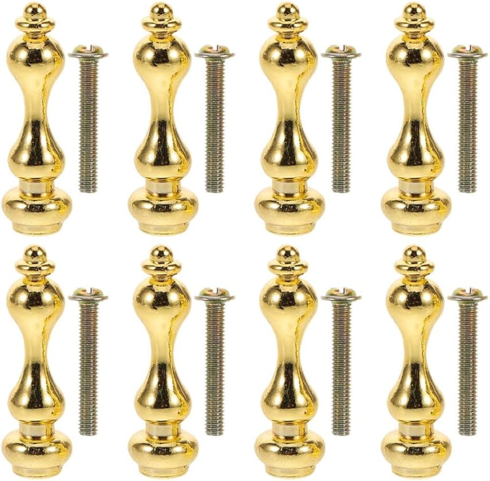 Ciieeo 8pcs Metal Spindles Furniture Connectors Furniture Hardware Glass Railing Post End Cap Spi... | Amazon (US)