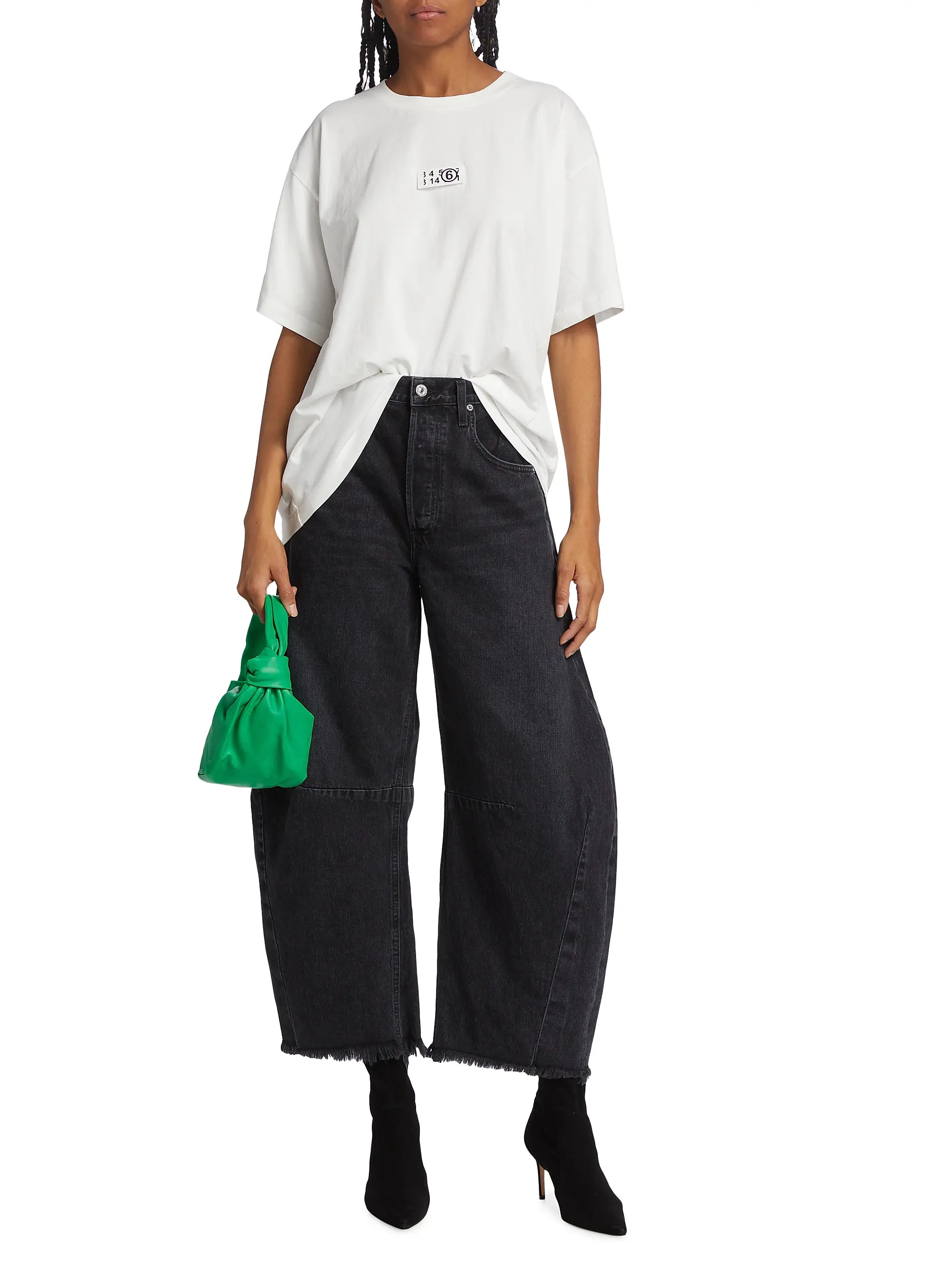 Horseshoe Wide-Leg Jeans | Saks Fifth Avenue