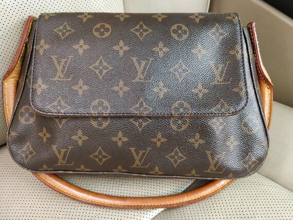 Louis Vuitton Looping Monogram Canvas Shoulder Mini Bag Clutch Satchel Purse | Etsy ROW