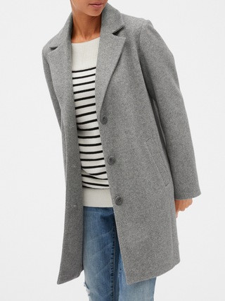 Wool-Blend Coat | Gap Factory