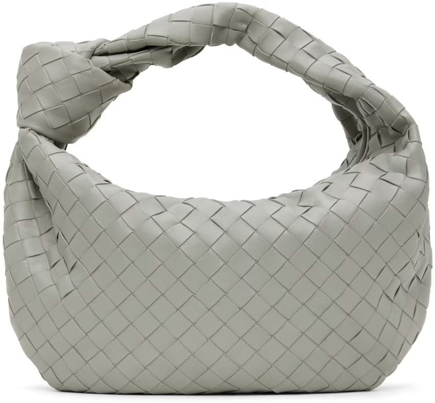 Bottega Veneta - Gray Teen Jodie Shoulder Bag | SSENSE