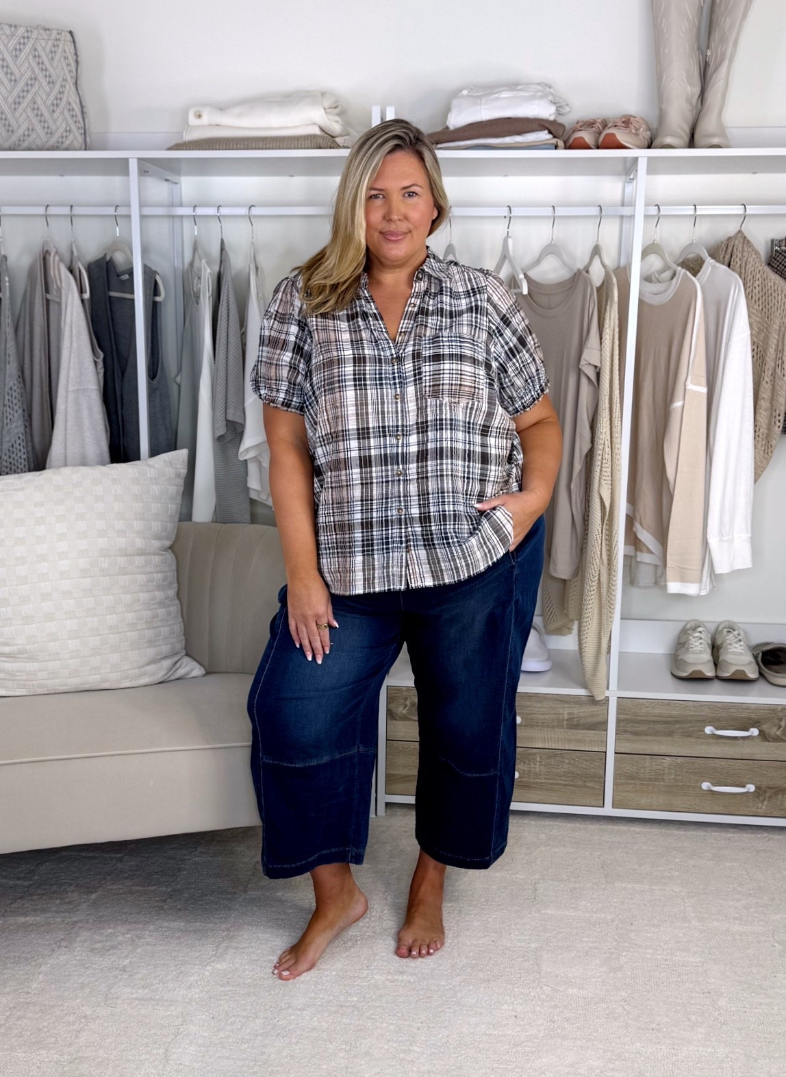 Wearing a size 2X!! The plaid shirt I would size up if you’re in between! Plus size, outfit inspo, apron belly, mom life, fall fashion

#LTKSeasonal #LTKPlusSize #LTKMidsize
