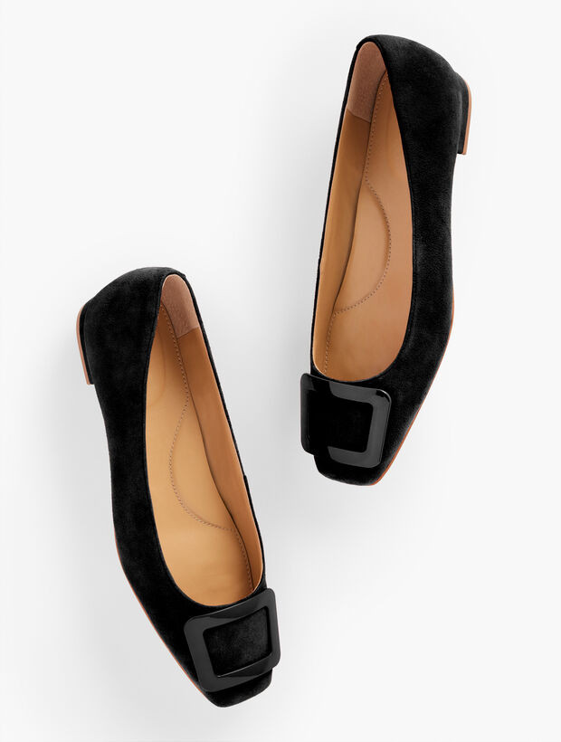 Sutton Resin Flats - Suede | Talbots