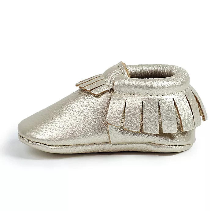 Freshly Picked Moccasins in Platinum | buybuy BABY