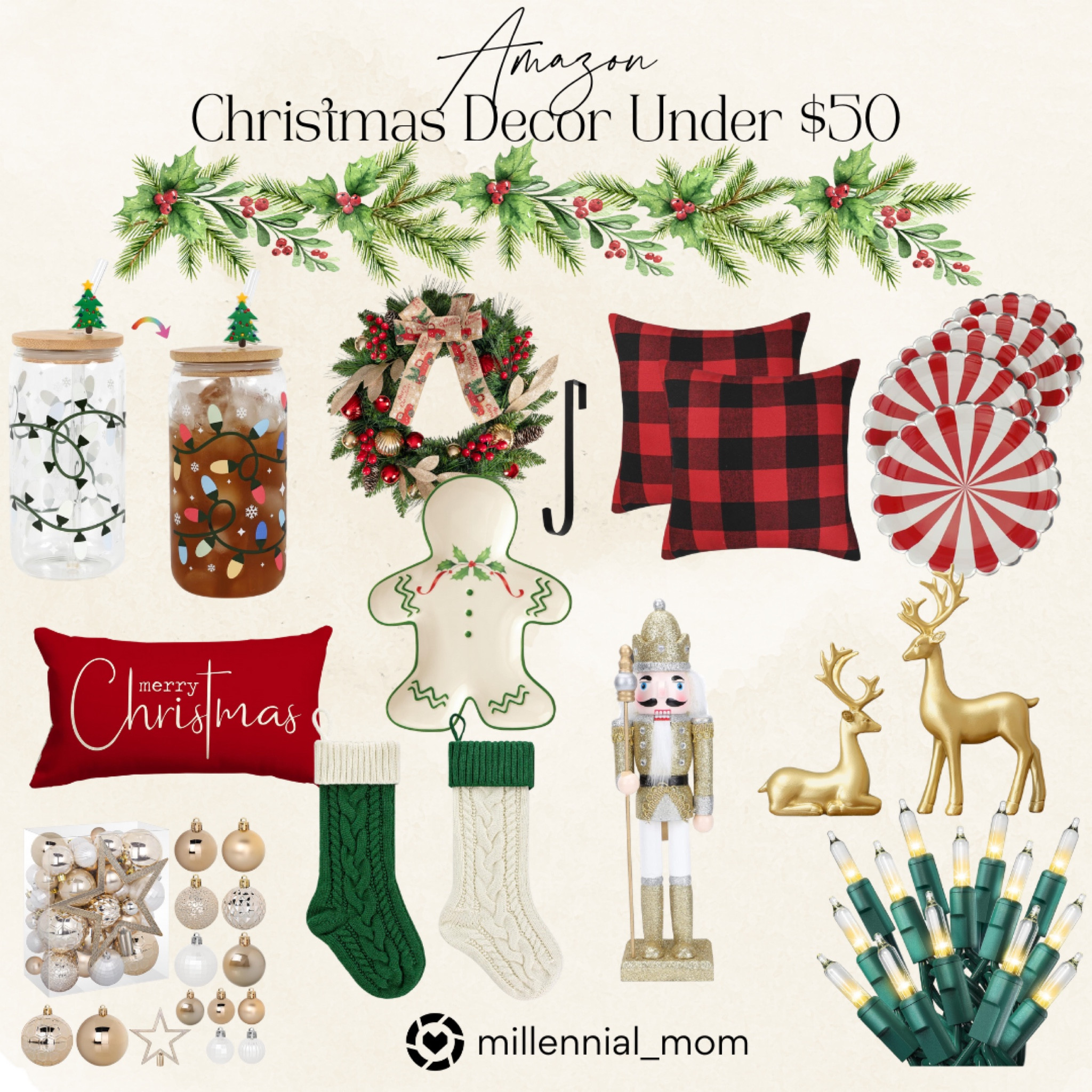 Amazon Christmas decor finds under $50 🎄💸

Amazon, Amazon finds, Amazon deals, Amazon finds under $50, holiday decor, home decor, Christmas, Christmas decorations, millennial mom

#LTKFindsUnder50 #LTKHoliday #LTKCyberWeek