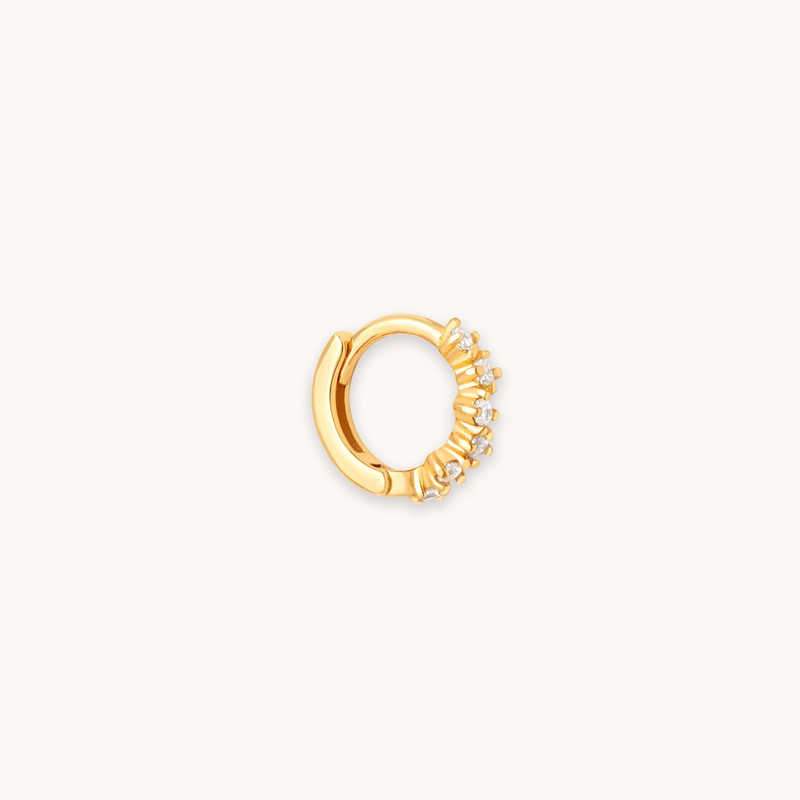Cluster Hoop 6.5mm in Gold | Astrid & Miyu UK