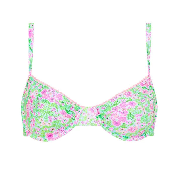 Women's Kulani Kinis Ditzy Underwire Swim Bikini Top Large Forbidden Love | Scheels