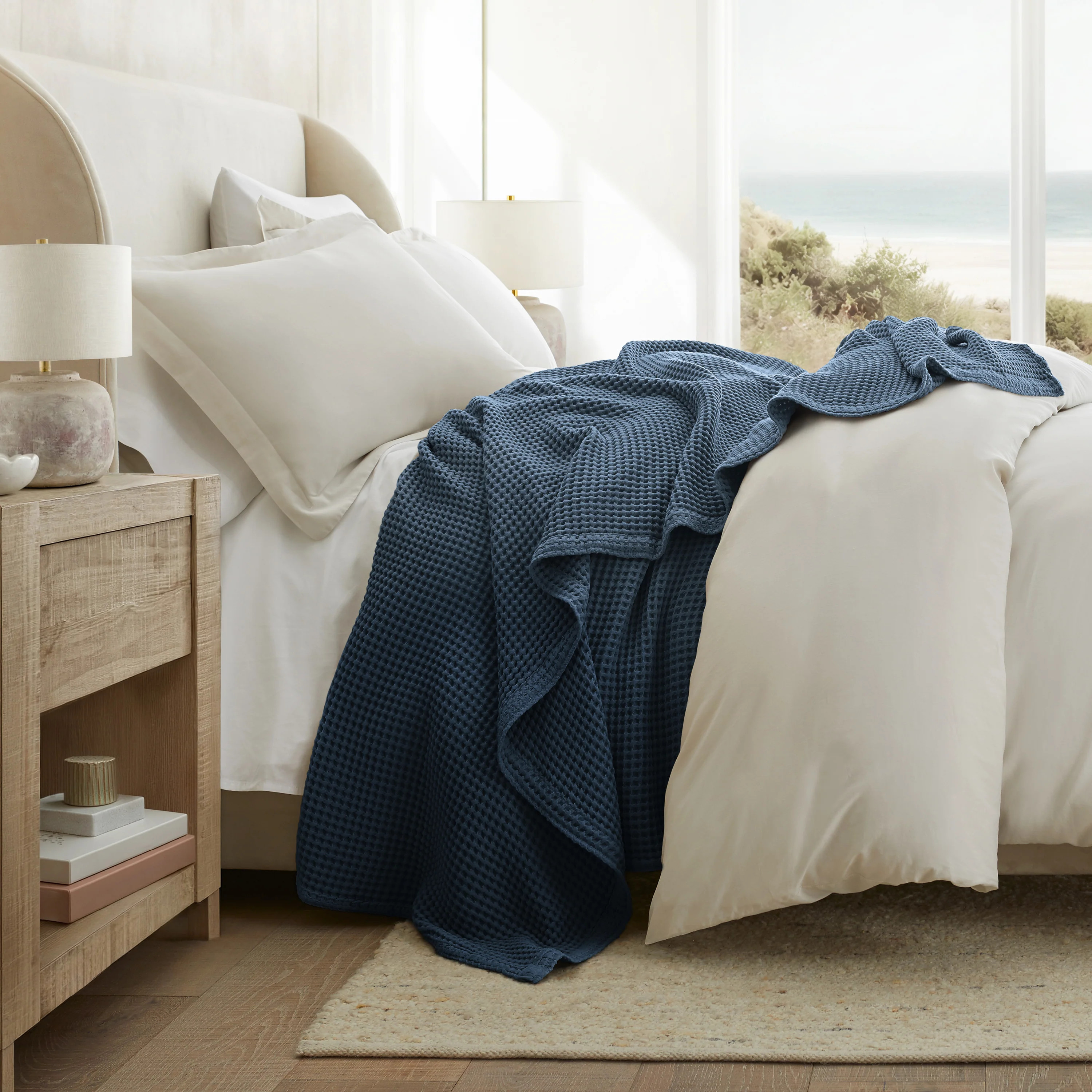 100% Cotton Waffle Weave Blanket | Linens & Hutch | Linens and Hutch