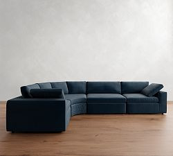 Dream 4-Piece Curved Wedge Sectional (137") | Pottery Barn (US)