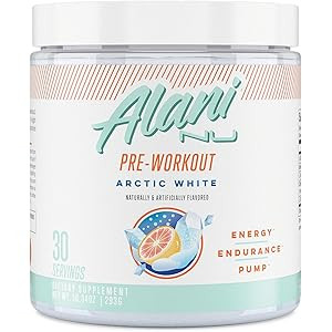 Alani Nu Pre-Workout Supplement Powder for Energy, Endurance, and Pump, Arctic White, 30 Servings... | Amazon (US)