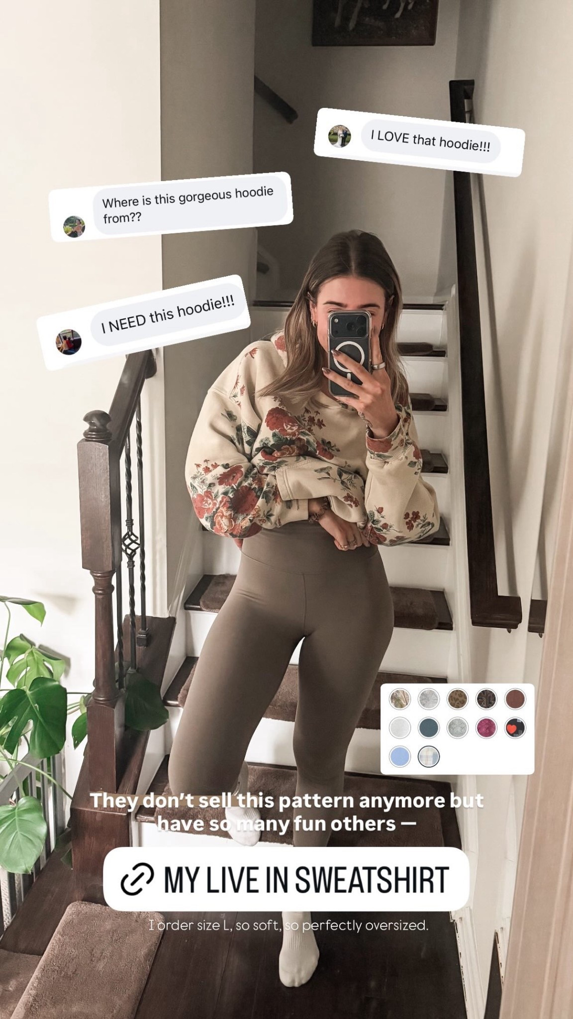 My live in hoodie & so may color/pattern options! 

#LTKootd #LTKmomlife