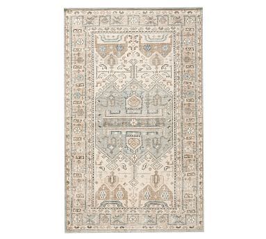 Nicolette Hand Knotted Rug - Cool Multi | Pottery Barn (US)