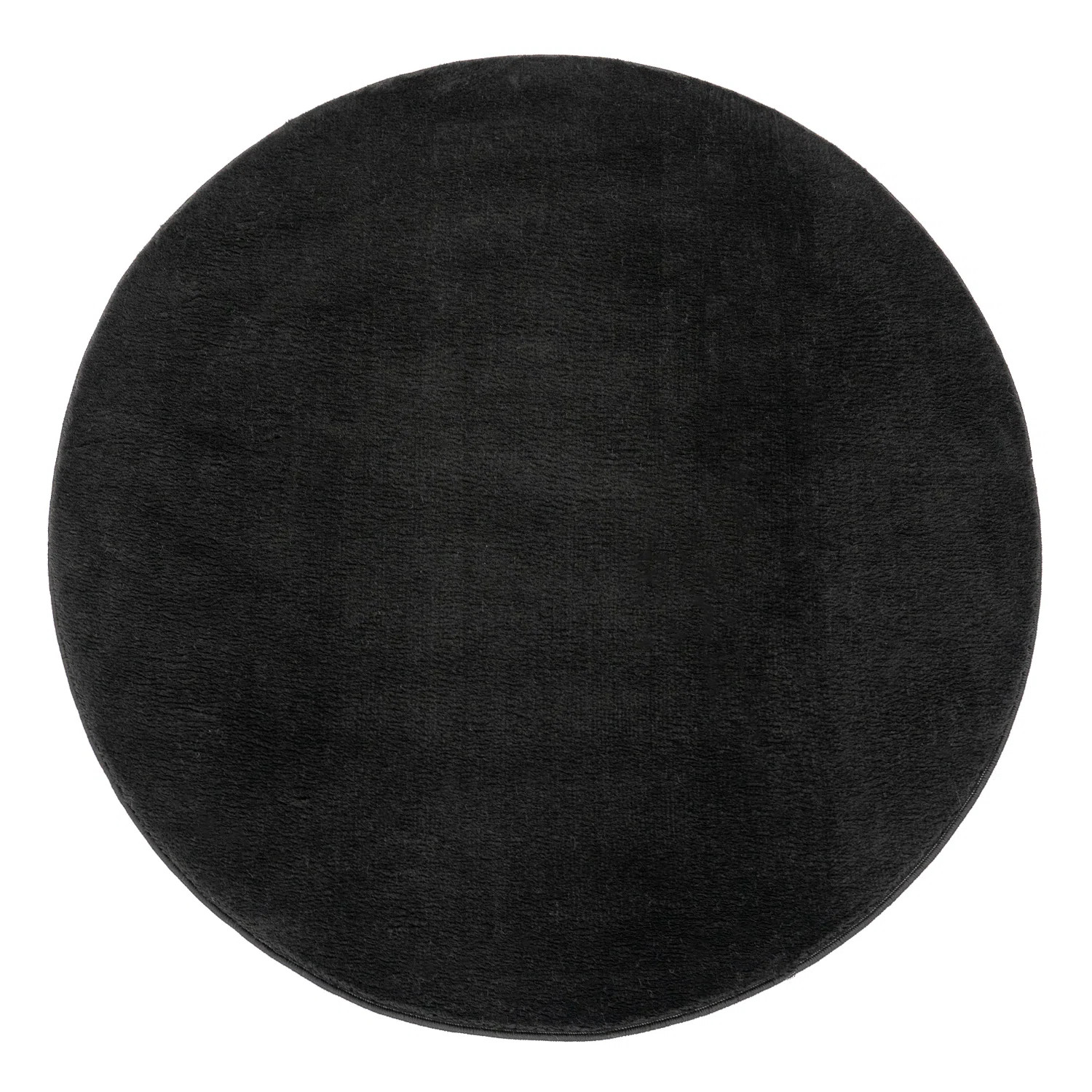 Soft Area Rug Cozy Low-Pile Rug Anti-Slip Solid Color Washable | Wayfair North America