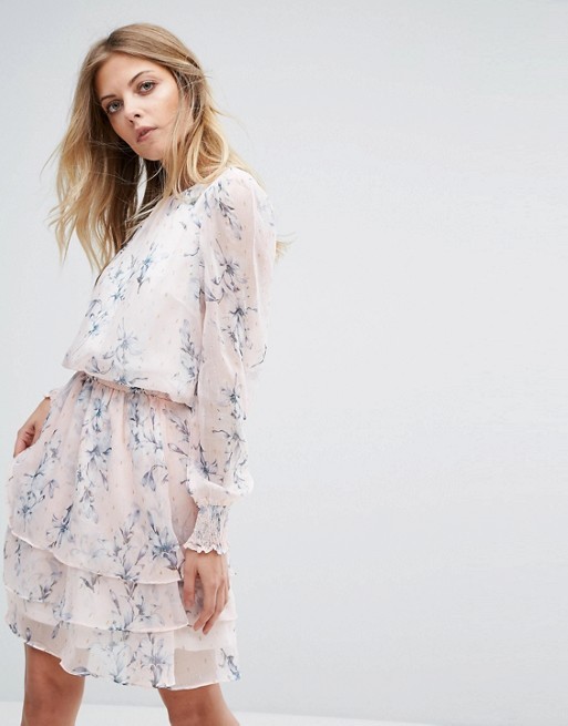 Y.A.S Floral Print Long Sleeve Dress | ASOS US