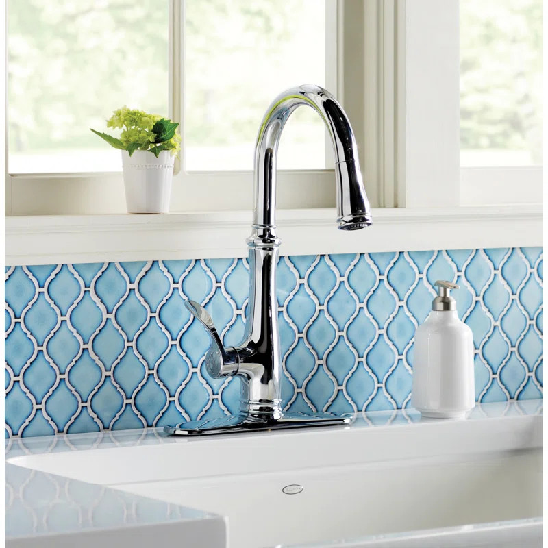 K-560-VS Bellera Pull Down Single Handle Kitchen Faucet with DockNetik®, MasterClean™, and Pro... | Wayfair North America