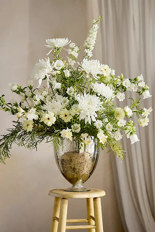 Mercury Glass Cone Vase | Anthropologie (US)