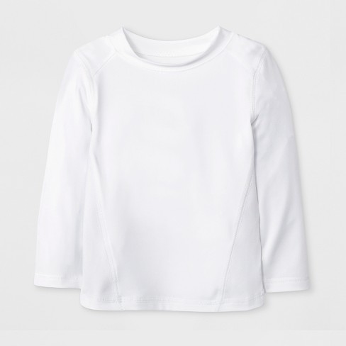 Baby Boys' Long Sleeve Rash Guard - Cat & Jack™ White | Target