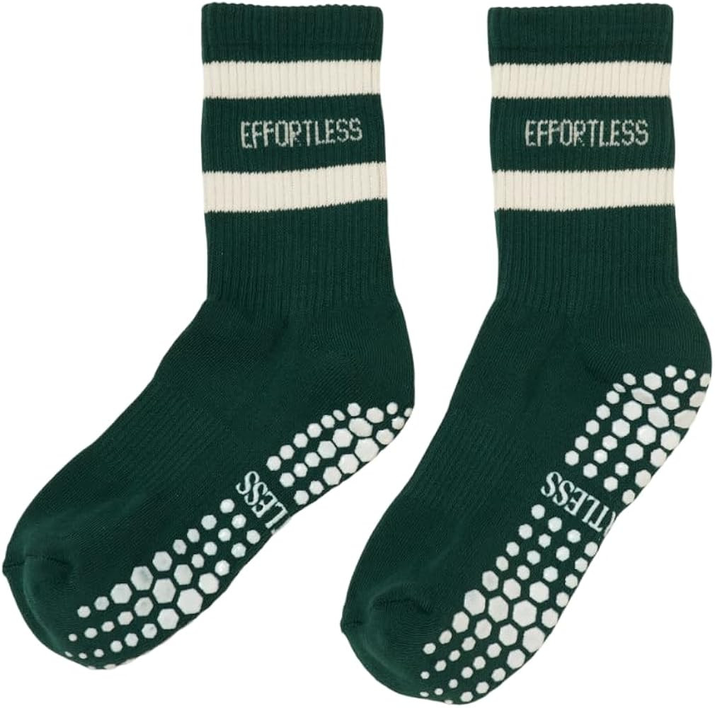 Shapes Studio Crew Half Calf Grip Socks, Cutest Fruits Pilates Socks, Ruffle socks, Non-Slip, Bar... | Amazon (US)