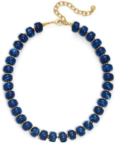 LILIE&WHITE Mothers Day Gifts for Mom Daughter Resin Chunky Beaded Necklace for Women Minimalisti... | Amazon (US)