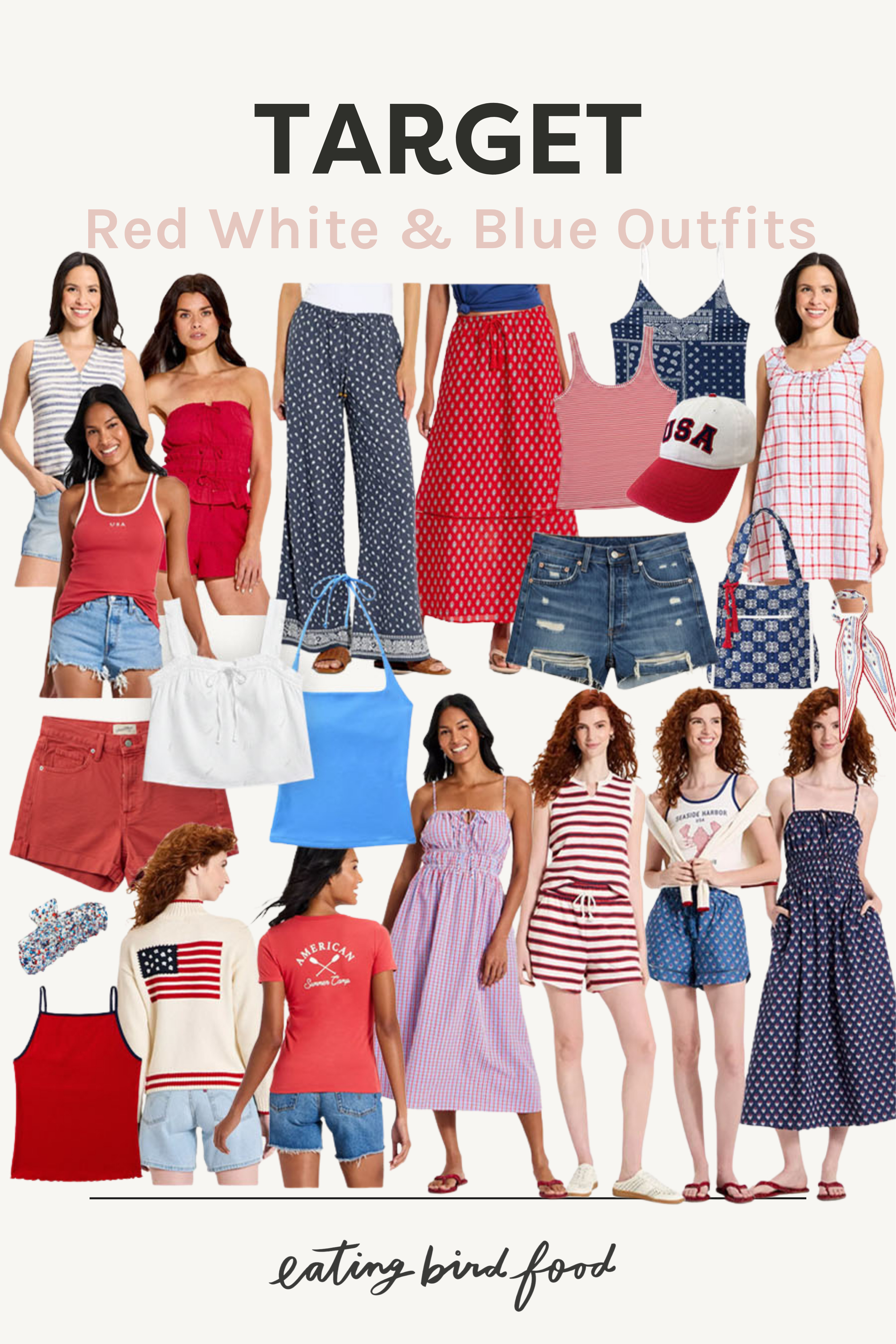 Red White & Blue Outfits | Target 4th of July Outfits | Target 4th of July Fashion 

 #LTKootd #LTKSeasonal