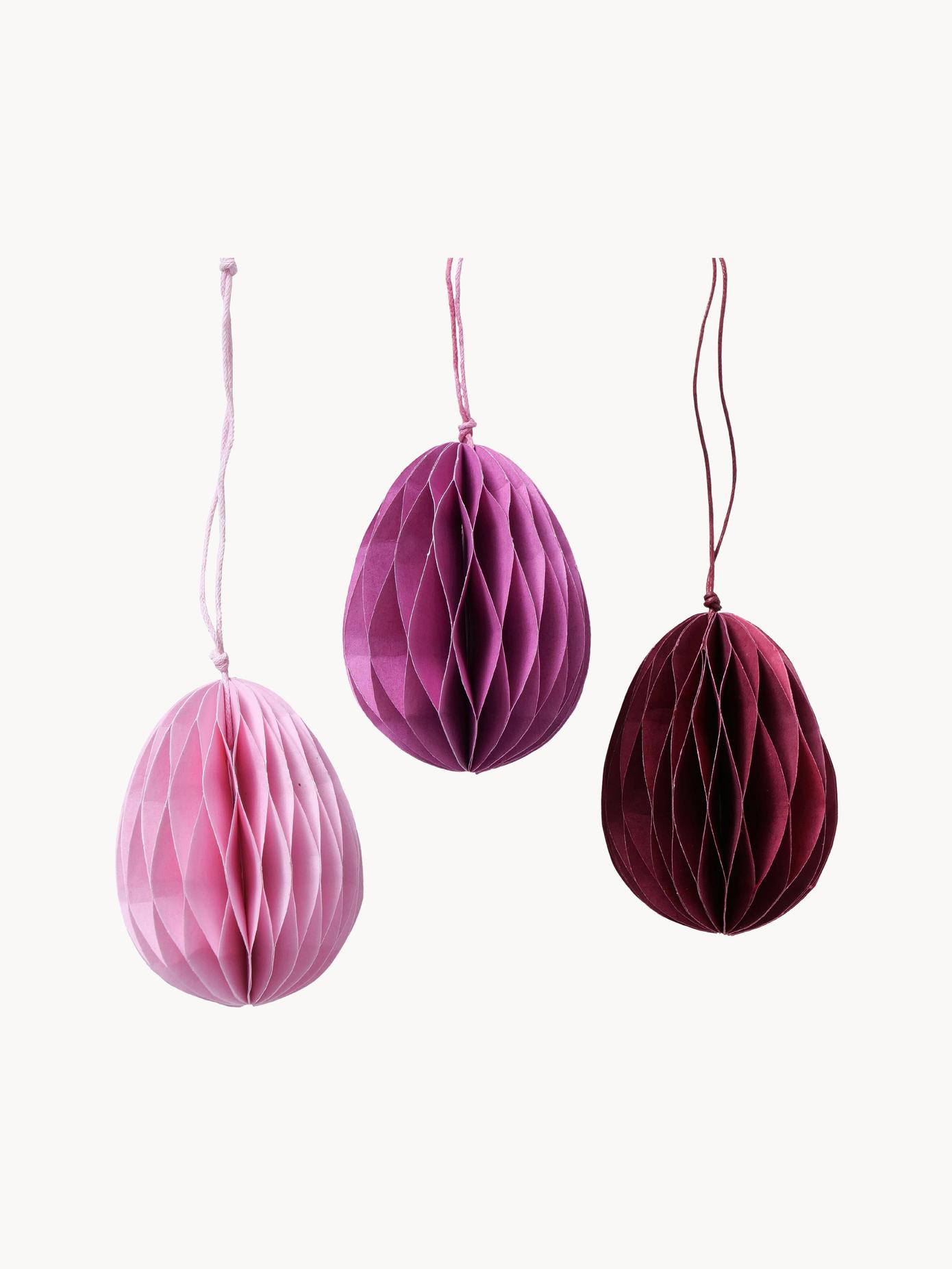 Handgefertigtes Deko-Anhänger-Set Ostereier Tonya, 3-tlg. | Westwing EU