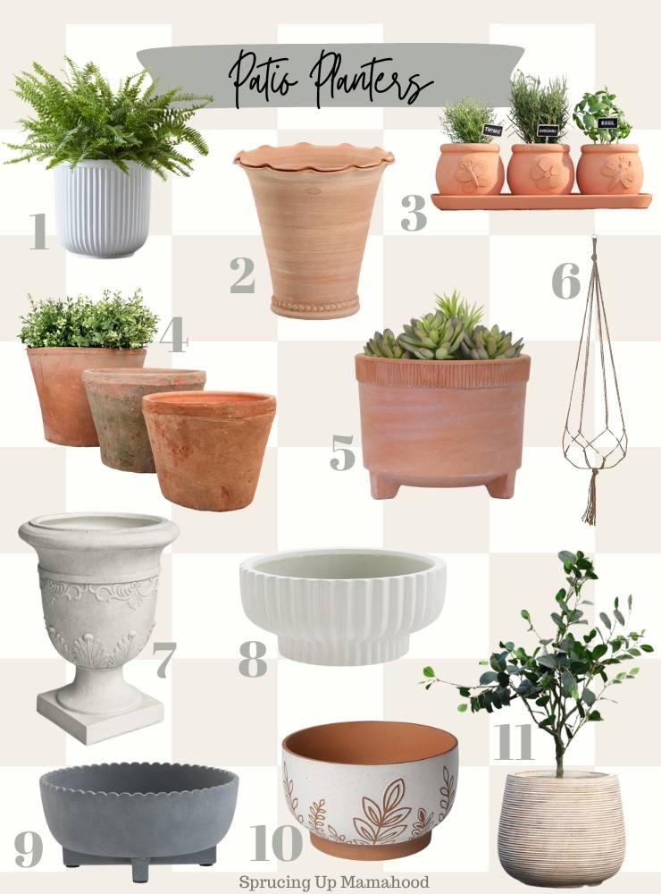 Outdoor planters are one of the easiest ways to add charm and life to your patio 🌿 Rounded up some of my favorite outdoor pots and patio planters—from classic terracotta to modern styles.
#OutdoorPlanters #PatioPots #ContainerGardening #PlanterStyling #LTKhome #SprucingUpMamahood

#LTKHome