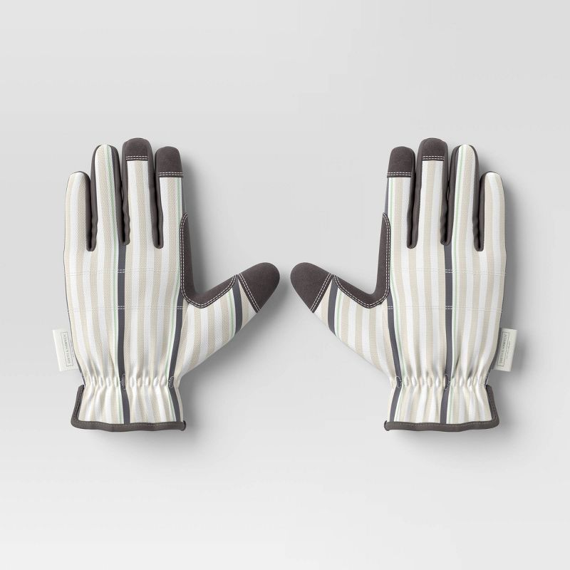 M/L Duck Canvas Garden Gloves Stripe - Smith & Hawken™ | Target