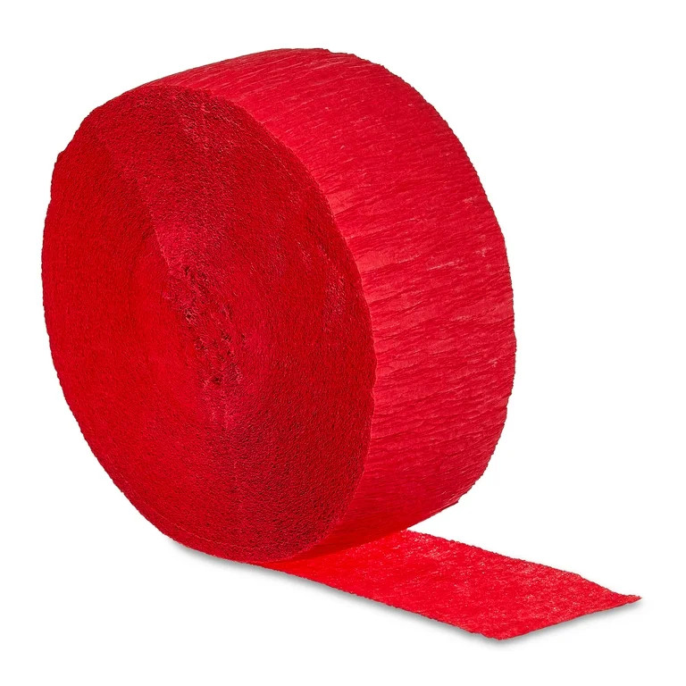 Red Paper Party Streamer, 150', by Way To Celebrate | Walmart (US)