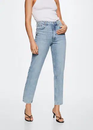 Mom high-waist jeans -  Women | Mango USA | MANGO (US)