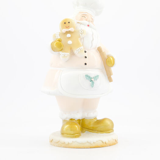 Multicoloured Baking Santa Ornament 41x13cm | TK Maxx