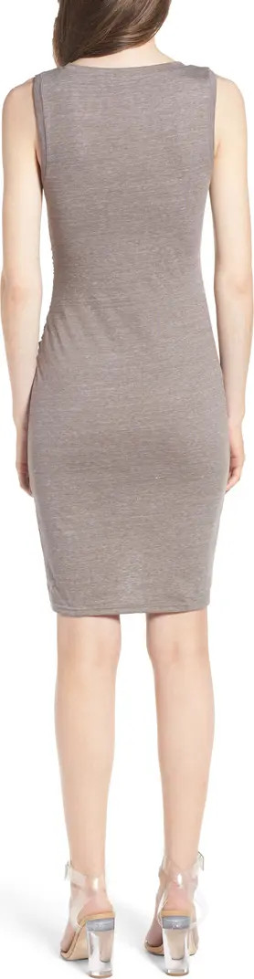 Leith Ruched Body-Con Sleeveless Dress | Nordstrom Rack