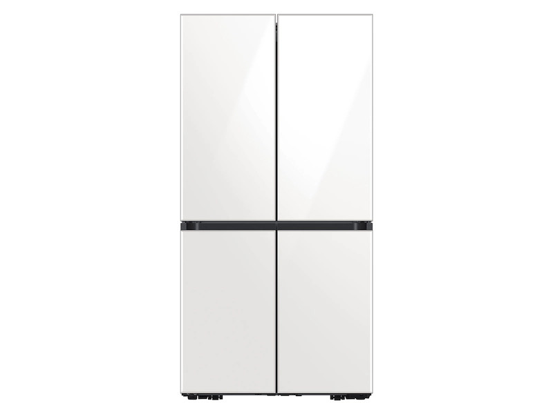 White Glass BESPOKE 4-Door Flex&trade; Refrigerator (29 cu.ft.) - BNDL-1616345529310 | Samsung US | Samsung
