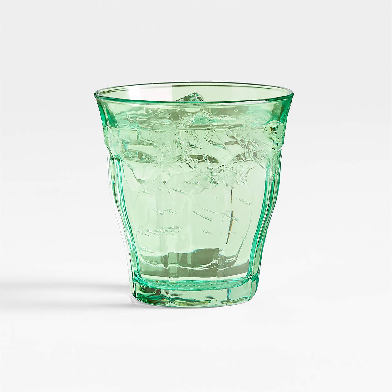 Duralex Picardie Pink Glass 8.75-Oz. + Reviews | Crate & Barrel | Crate & Barrel