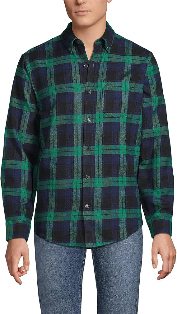 Lands' End Flagship Flannel Shirt | Amazon (US)