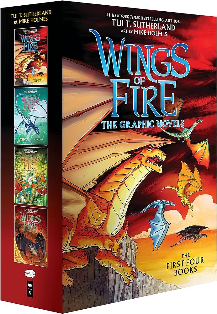 Wings of Fire #1-#4: A Graphic Novel Box Set (Wings of Fire Graphic Novels #1-#4) (Wings of Fire ... | Amazon (US)