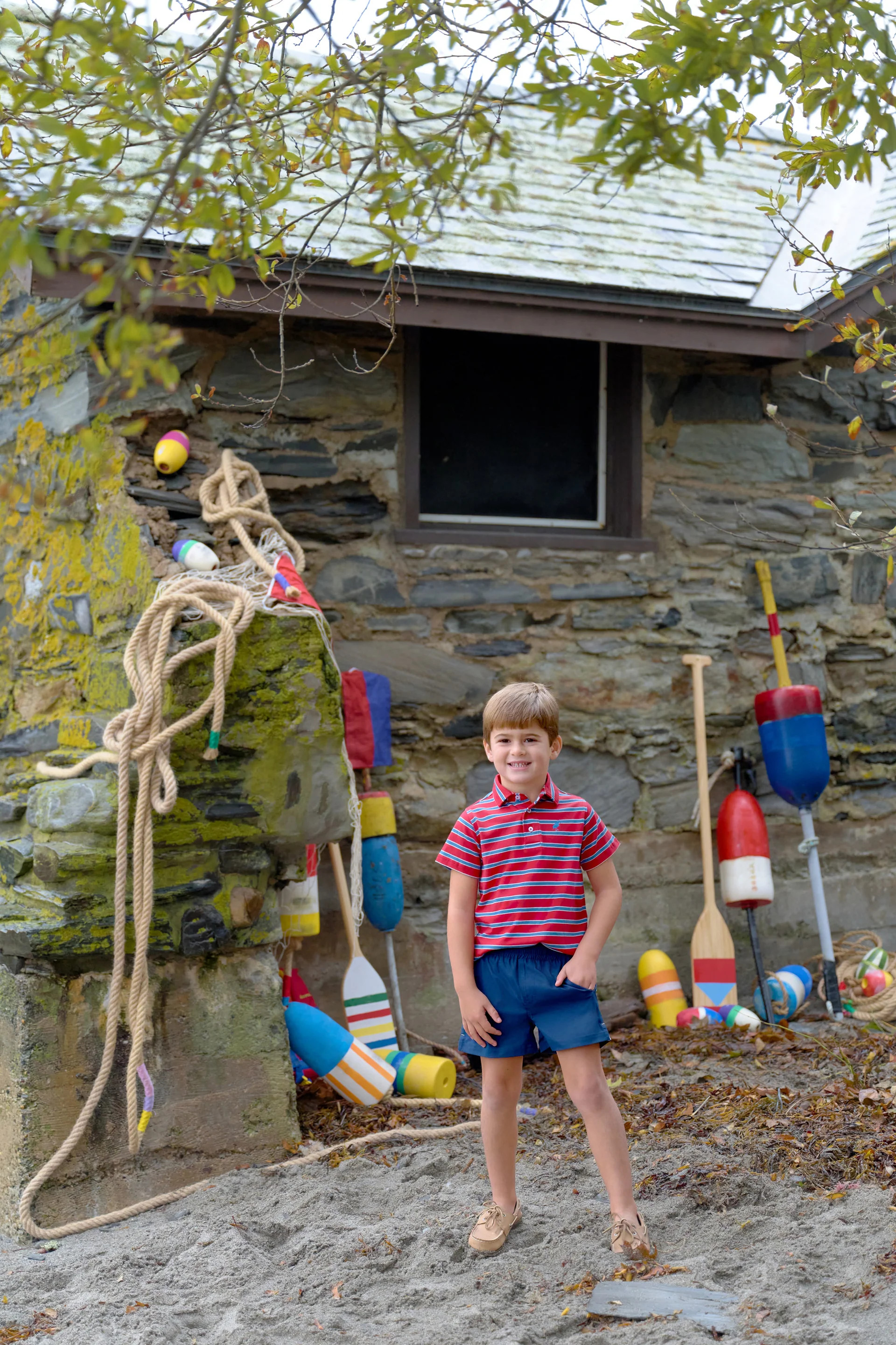 Prim & Proper Polo & Onesie - Richmond Red, Wood Boat Blue, & Buckhead | The Beaufort Bonnet Company