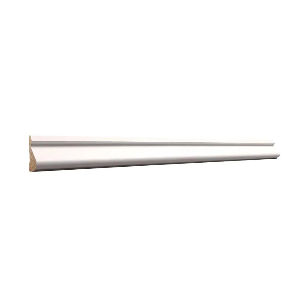 RELIABILT 11/16-in x 1-3/8-in x 8-ft Traditional Primed Finger Jointed Pine 163 Base cap Moulding one_size in White | 163-PFJ8 | Lowe's