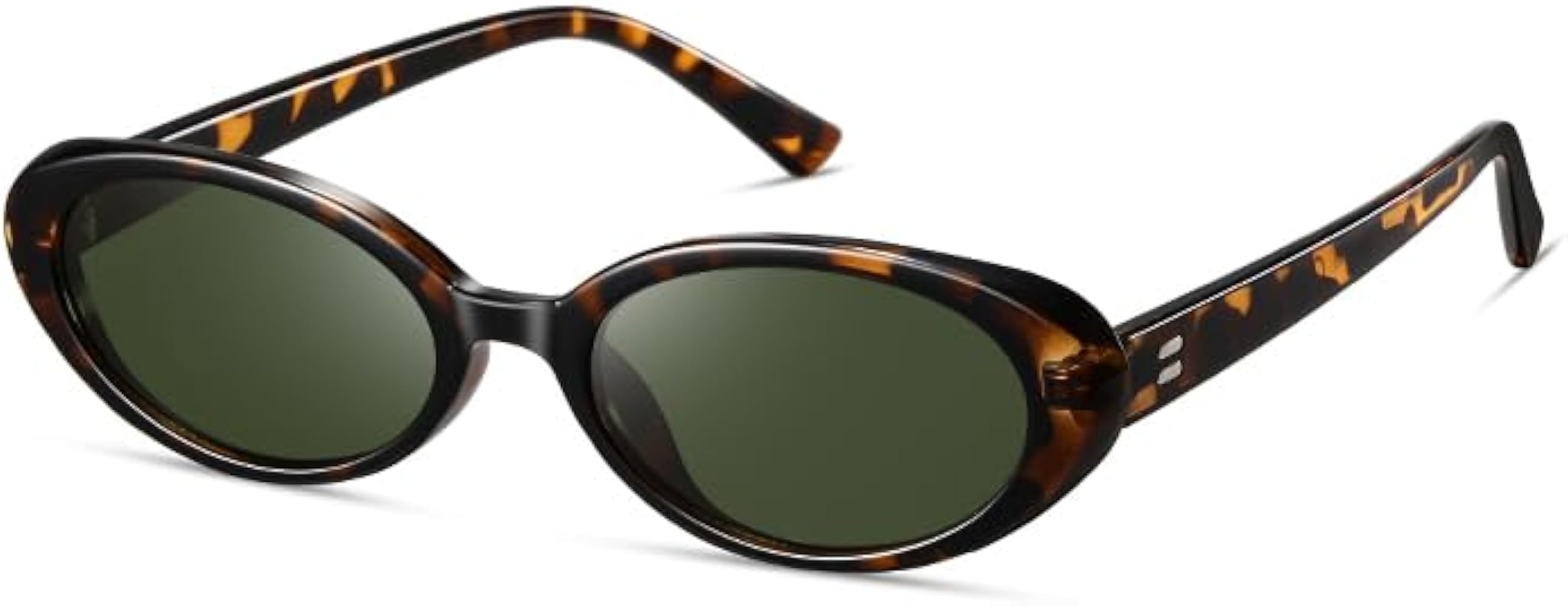 kimorn Oval Sunglasses for Women Men Fashion Small Oval Sun glasses 90s Vintage Shades | Amazon (UK)