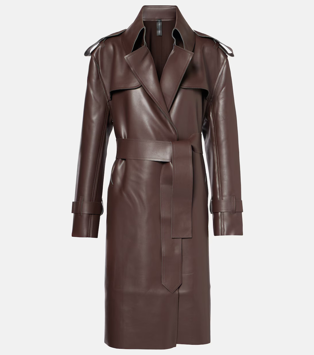 Faux leather trench coat | Mytheresa (US/CA)