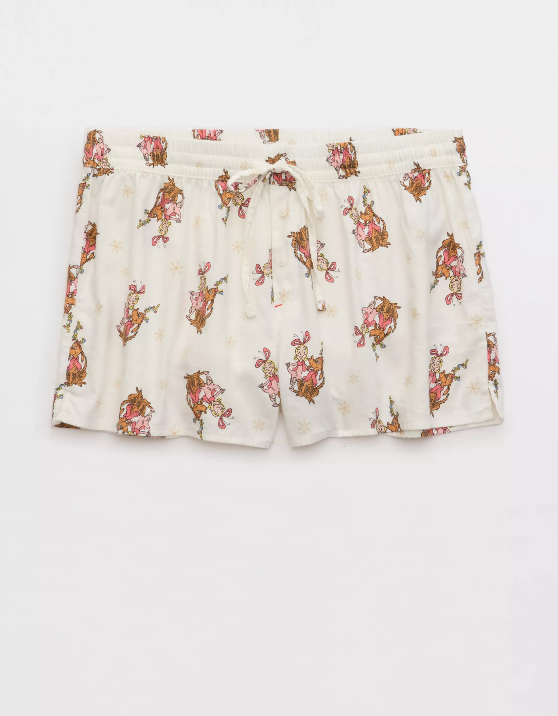 Aerie Cindy Lou Off-Duty Flannel Boxer | Aerie