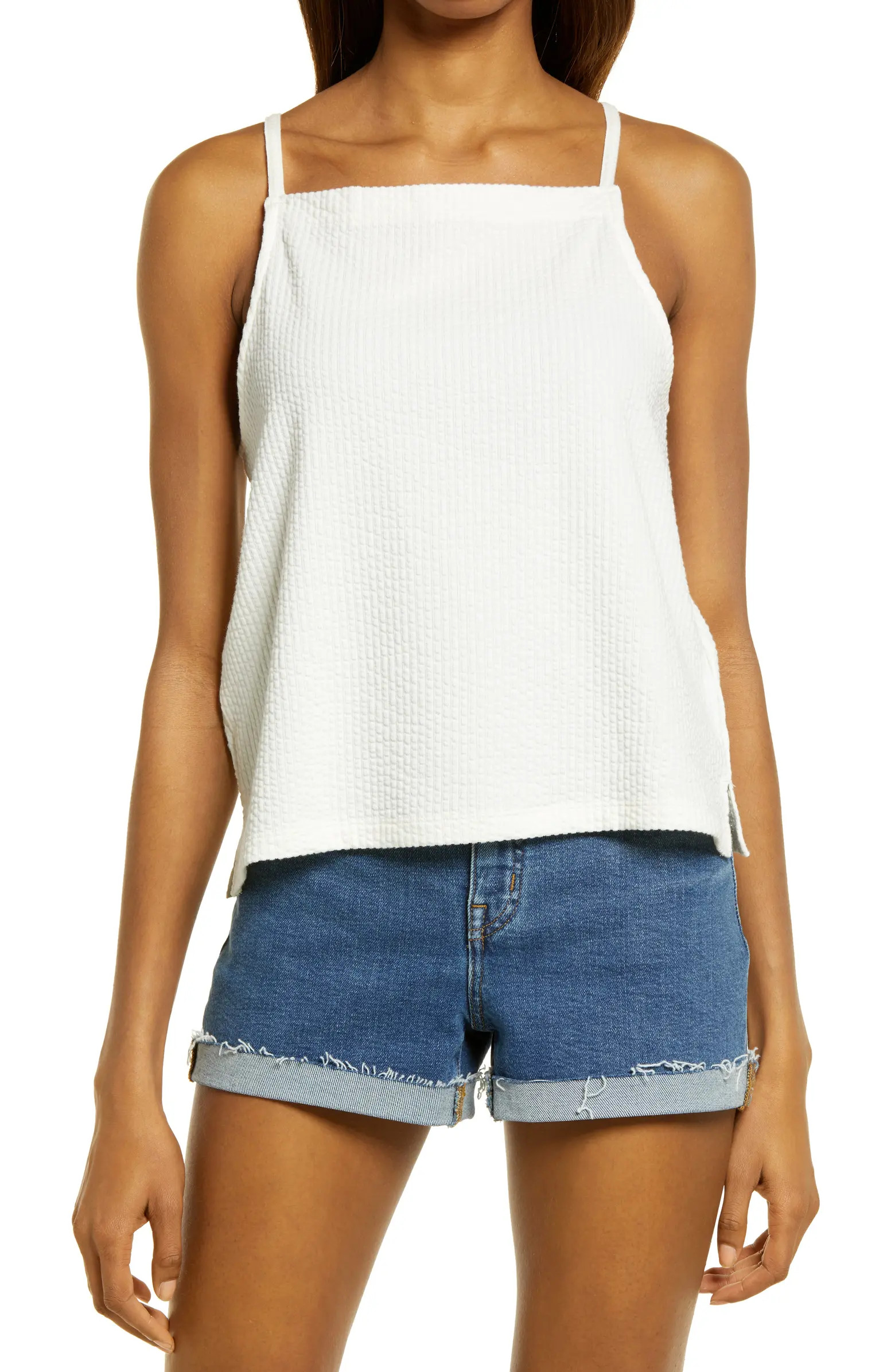 Madewell Seersucker Apron Tank | Nordstromrack | Nordstrom Rack