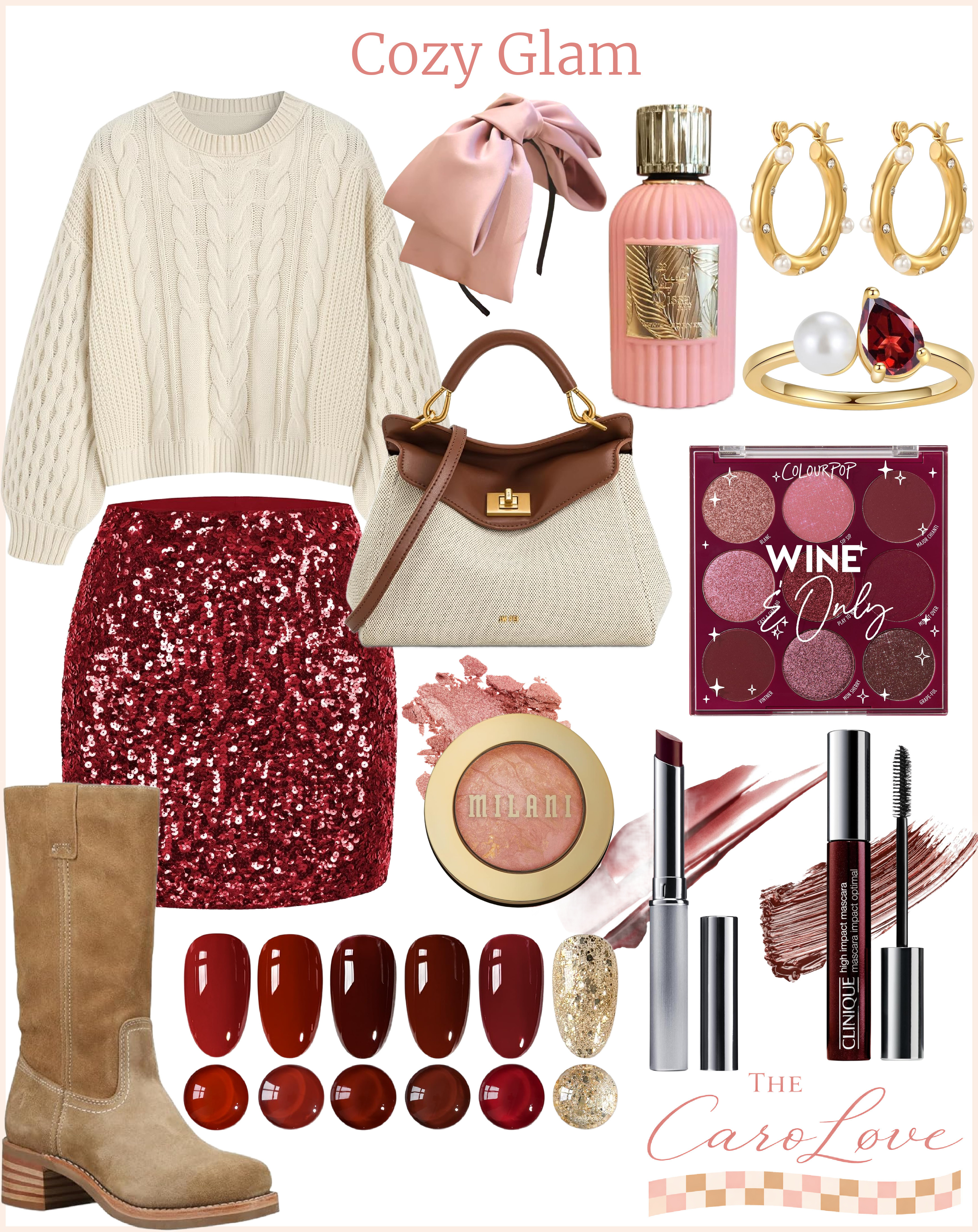 Cozy knit + a little sparkle ✨ This is my favorite kind of outfit inspo—the kind that works for holiday parties, brunch dates, and cozy date nights straight through spring. Save this look if you love feminine, versatile style with just the right amount of glam. 

 #LTKSeasonal #LTKMidsize #LTKBeauty