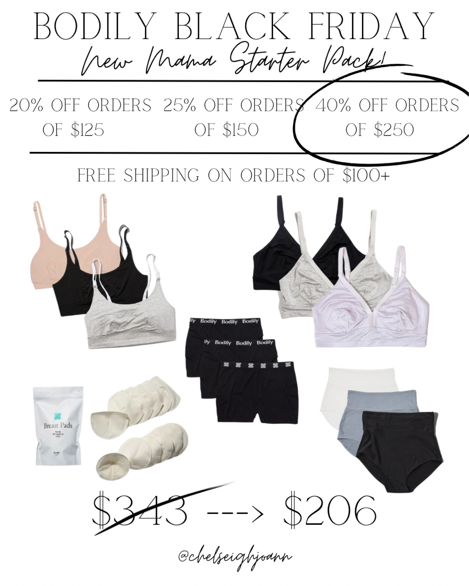#ad The ultimate new mama starter pack & 40% off! 😍 3 pack of the everything bras - love for everyday wear especially when feeding in public. 3 pack of the effortless bras - the most comfortable for wearing around the house & sleeping in. Mesh undies - these were amazing for right after labor & healing at home. Non-slip breast pads - perfect for sleeping in & everyday wear. Especially when your supply is still regulating. The All-In Panty Set - so comfy & great for pregnancy & postpartum! 🙌🏻 Only $206 & you’re set for postpartum! 

#LTKBump #LTKBaby #LTKGiftGuide