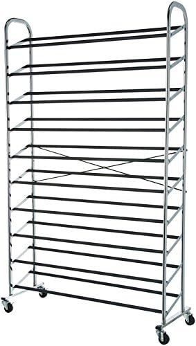 Amazon Basics 50-Pair Shoe Rack Organzier | Amazon (US)